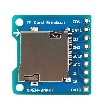 OPEN-SMART Micro SD / TF Card Breakout to DIP Board Module for Arduino DIY Micro SD / TF Card Adapter Breakout Board Module
OPEN-SMART Micro SD / TF Card Breakout to DIP Board Module for Arduino DIY Micro SD / TF Card Adapter Breakout Board Module