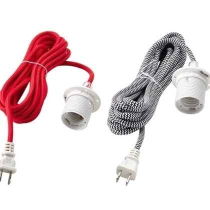Adjustable Hanging Light Cord Set - Random Color
