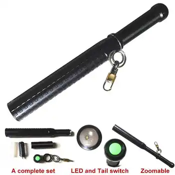 Wasafire Q5 Tactical Telescopic Flashlight Powerful Emergency Defensive Baton Zoomable 3 Modes Self-Defense Torch For Hunting
Wasafire Q5 Tactical Telescopic Flashlight Powerful Emergency Defensive Baton Zoomable 3 Modes Self-Defense Torch For Hunting