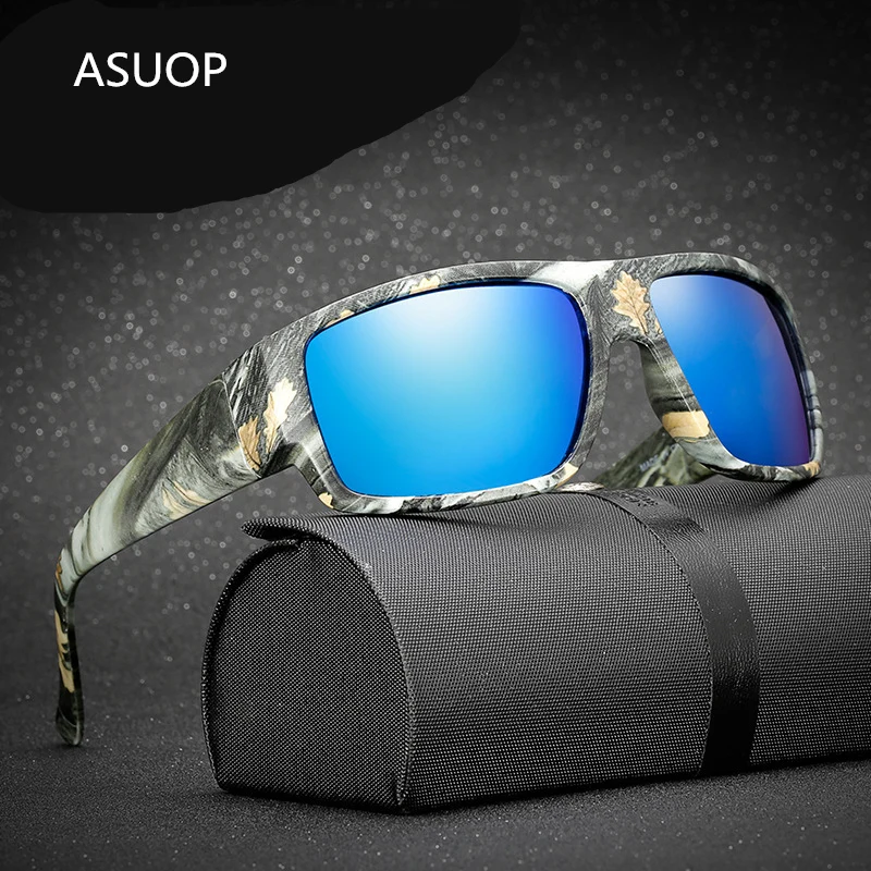 New polarized men's sunglasses UV400 square frame fashion ladies sunglasses classic brand design star sports driving sunglasses (8)