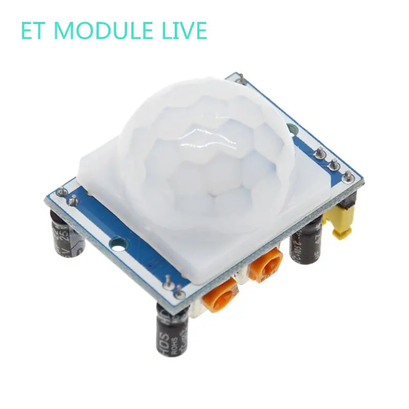 HC-SR501 HCSR501 Adjust IR Pyroelectric Infrared PIR Motion Sensor Detector Module
HC-SR501 HCSR501 Adjust IR Pyroelectric Infrared PIR Motion Sensor Detector Module