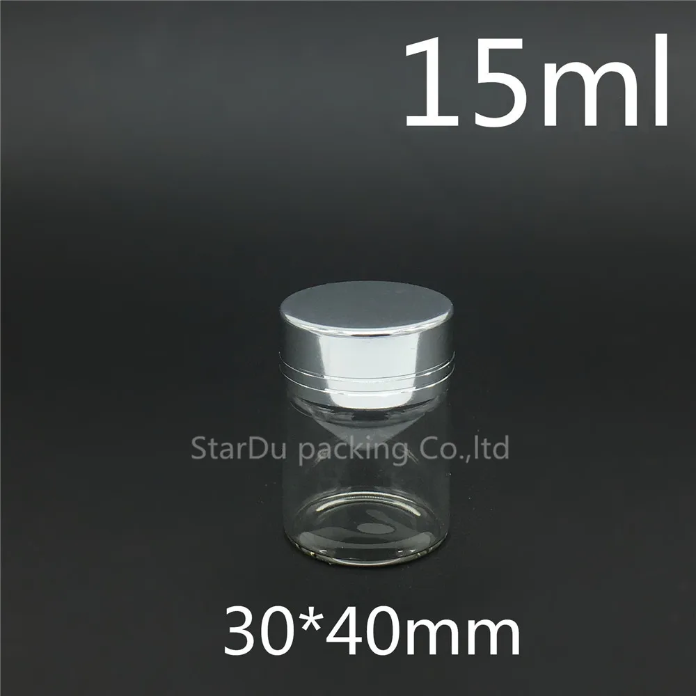 15pcs 30*40mm 15ml Screw Neck Glass Bottle With Aluminum Cover For Vinegar Or alcohol,carft/storage Candy Bottle
15pcs 30*40mm 15ml Screw Neck Glass Bottle With Aluminum Cover For Vinegar Or alcohol,carft/storage Candy Bottle