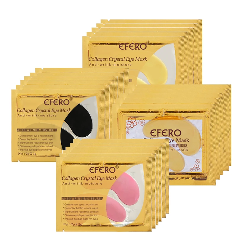 50Pair EFERO Gold Mask Collagen Eye Mask Anti-Aging Anti Wrinkle Remove Dark Circle Eye Patches for Face Mask for Eye Skin Care
50Pair EFERO Gold Mask Collagen Eye Mask Anti-Aging Anti Wrinkle Remove Dark Circle Eye Patches for Face Mask for Eye Skin Care