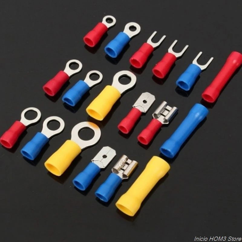 1200 Pcs/Set 18 Types Red/Blue/Yellow Crimp Terminals Assortment Lugs Cable Wire Connector For Automobile Application
1200 Pcs/Set 18 Types Red/Blue/Yellow Crimp Terminals Assortment Lugs Cable Wire Connector For Automobile Application