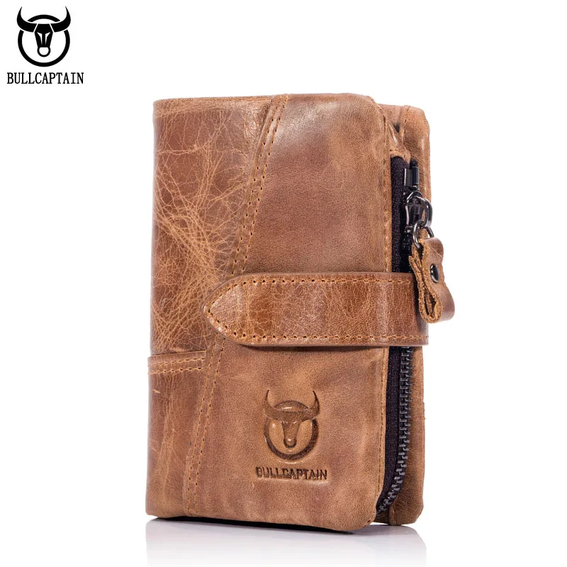 BULLCAPTAIN Retro Luxury Genuine Leather Men Wallets High Quality Brand Design Men Short Wallet Vintage Cowhide Coin Purse
BULLCAPTAIN Retro Luxury Genuine Leather Men Wallets High Quality Brand Design Men Short Wallet Vintage Cowhide Coin Purse