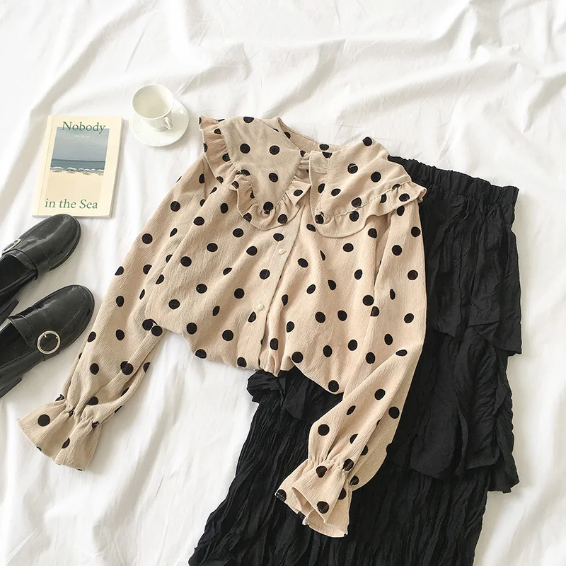 Two Piece Set Women Spring Autumn Blouse 2019 Womens Shirts and Blouses Korean Black Long Skirt Conjuntos De Mujer 121286199057
Two Piece Set Women Spring Autumn Blouse 2019 Womens Shirts and Blouses Korean Black Long Skirt Conjuntos De Mujer 121286199057
