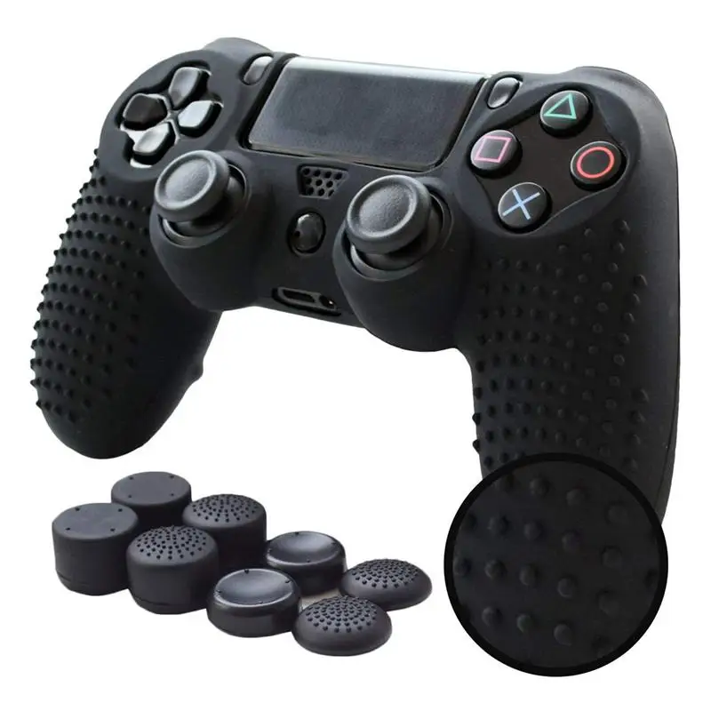 AABB-Anti-slip Silicone Cover Skin Grip Compatible for PS4 /SLIM /PRO controller(controller skin x 1 + FPS PRO Thumb Grips x 8
AABB-Anti-slip Silicone Cover Skin Grip Compatible for PS4 /SLIM /PRO controller(controller skin x 1 + FPS PRO Thumb Grips x 8