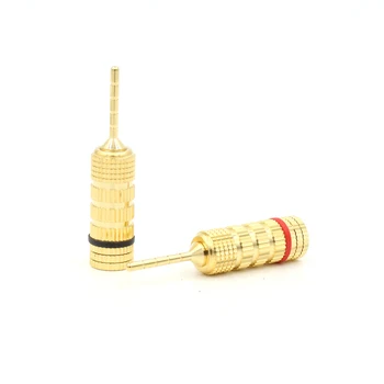 8pcs High quality HIFI Speaker Cable wire Plug Connector Gold Spade Banana to Pin Adapter
8pcs High quality HIFI Speaker Cable wire Plug Connector Gold Spade Banana to Pin Adapter