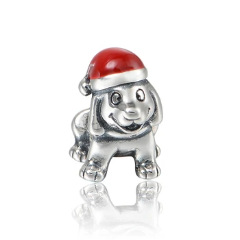 Fits European Charms Bracelet 925 Sterling Silver Beads Cute Dog With Red Enamel Fashion Silver Charm DIY Fashion Jewelry FL303
Fits European Charms Bracelet 925 Sterling Silver Beads Cute Dog With Red Enamel Fashion Silver Charm DIY Fashion Jewelry FL303