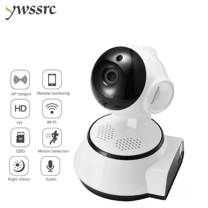 ywssrc 720P Wireless IP Mini Camera Two Way Audio Cloud Storage Baby Monitor Home Surveillance Security Network CCTV Camera
ywssrc 720P Wireless IP Mini Camera Two Way Audio Cloud Storage Baby Monitor Home Surveillance Security Network CCTV Camera