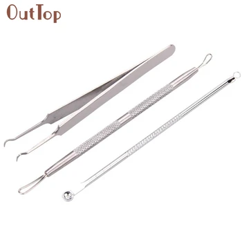 3Pcs Stainless Blackhead Facial Acne Spot Pimple Remover Extractor Tool Comedone Beauty Girl M31X17
3Pcs Stainless Blackhead Facial Acne Spot Pimple Remover Extractor Tool Comedone Beauty Girl M31X17