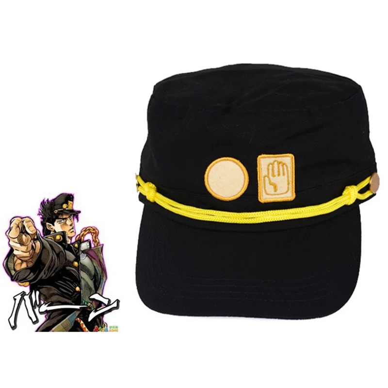 Anime JoJo's Bizarre Adventure Jotaro Kujo Army Military JOJO Cap Hat+Badge Animation around Free shipping
Anime JoJo's Bizarre Adventure Jotaro Kujo Army Military JOJO Cap Hat+Badge Animation around Free shipping