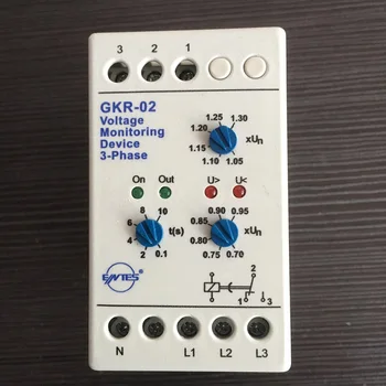 GKR-02 Voltage Monitoring Device Relay GKR-02 Phase Failure And Phase-sequence Protection Relay For Motor Protection
GKR-02 Voltage Monitoring Device Relay GKR-02 Phase Failure And Phase-sequence Protection Relay For Motor Protection