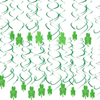 Pack of 30 Happy St Patricks Day Hanging Swirl Decorations Ceiling Metallic Foil Streamers Irish Green Shamrock Party Backdrop
Pack of 30 Happy St Patricks Day Hanging Swirl Decorations Ceiling Metallic Foil Streamers Irish Green Shamrock Party Backdrop