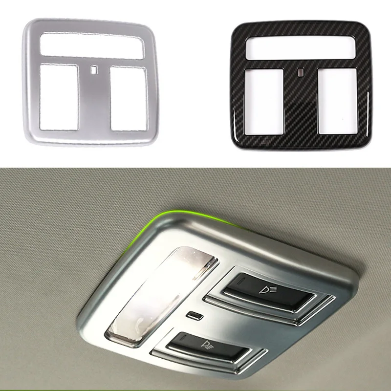 Carbon Fiber Rear Roof Reading Light Frame Decorative Cover Trim Sticker for Jaguar XE X760 XF X260 2015 2016 Car Accessories
Carbon Fiber Rear Roof Reading Light Frame Decorative Cover Trim Sticker for Jaguar XE X760 XF X260 2015 2016 Car Accessories