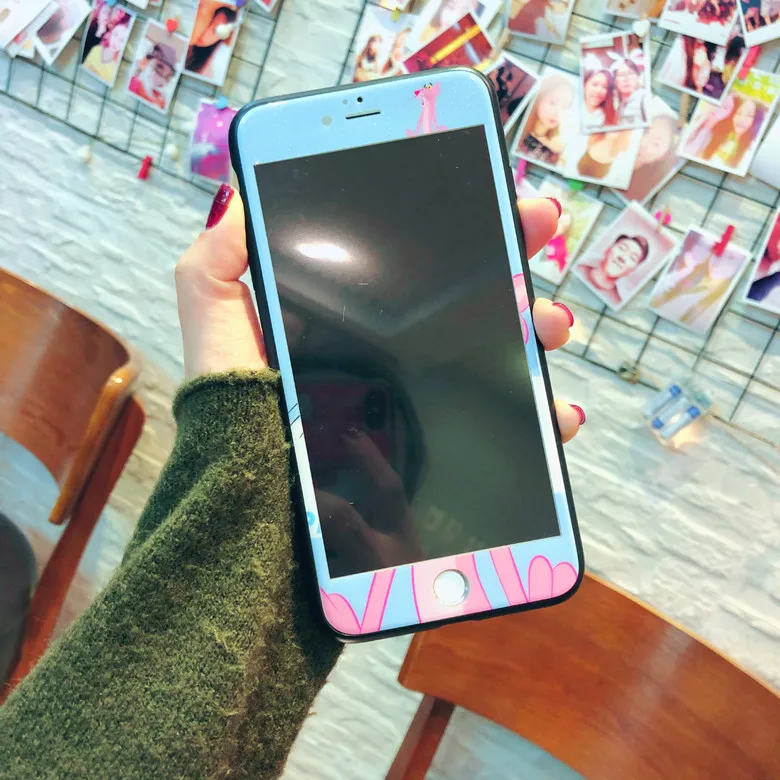 XS Fashion Pink Panther Soft-edge Carbon Fiber Front Screen tempered glass Protector For iPhoneX 8/6S 7PLUS body Protection
XS Fashion Pink Panther Soft-edge Carbon Fiber Front Screen tempered glass Protector For iPhoneX 8/6S 7PLUS body Protection