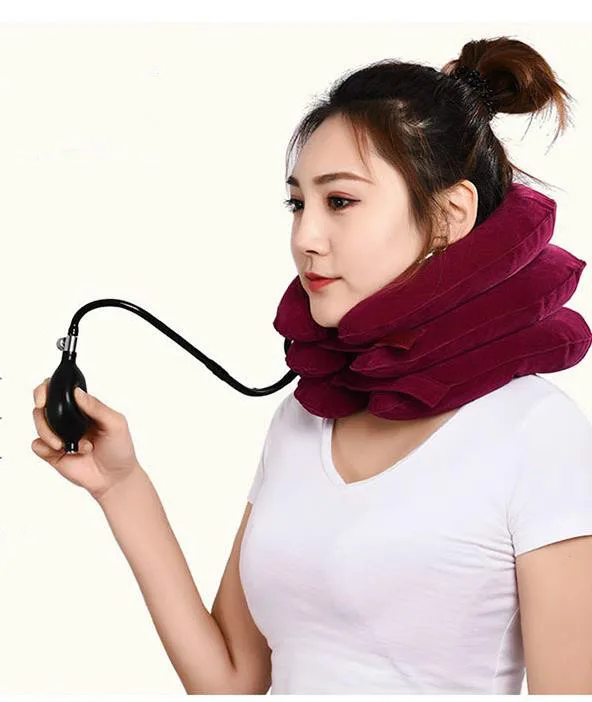 Neck Shoulder Pain Relief Inflatable Air Cervical Neck Traction Neck Massage Neck Muscle Relax Cervical Pillow Massager Brace
Neck Shoulder Pain Relief Inflatable Air Cervical Neck Traction Neck Massage Neck Muscle Relax Cervical Pillow Massager Brace