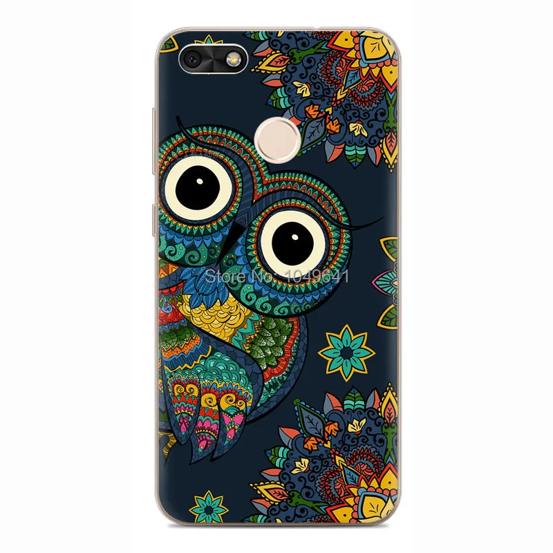 KHW1824E_1_Owl Pattern Soft TPU Case for Huawei P9 Lite Mini