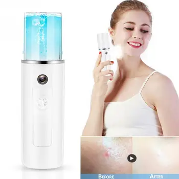 20ml Portable Nano Mist Spray Facial Nebulizer Steamer USB Atomization Mister Face Mini Beauty Instruments Facial Care Tools
20ml Portable Nano Mist Spray Facial Nebulizer Steamer USB Atomization Mister Face Mini Beauty Instruments Facial Care Tools