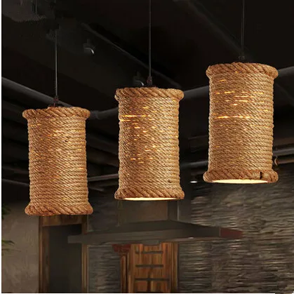 Creative rope Roller pendant lamp of American country style decorate in restauest study room balcony coffee shop warehouse loft
Creative rope Roller pendant lamp of American country style decorate in restauest study room balcony coffee shop warehouse loft