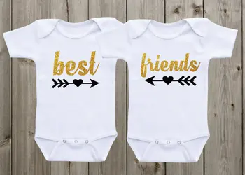 custom glitter Best Friend Twin newborn infant baby bodysuit onepiece romper Outfit coming Home toddler shirt party favors
custom glitter Best Friend Twin newborn infant baby bodysuit onepiece romper Outfit coming Home toddler shirt party favors