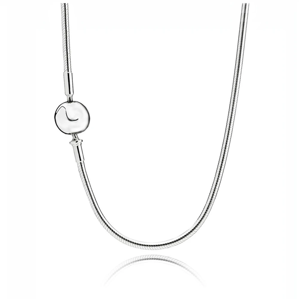 NEW Original 100% 925 Sterling Silver ESSENCE Series Silver Necklace For Woman Fine Snake Chain Necklace XL003
NEW Original 100% 925 Sterling Silver ESSENCE Series Silver Necklace For Woman Fine Snake Chain Necklace XL003