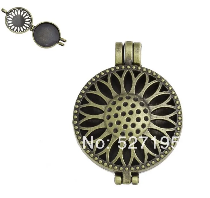 Wholesale Photo Frame Locket Pendants Hollow Sunflower Round antiqued Bronze plated 44x33mm
Wholesale Photo Frame Locket Pendants Hollow Sunflower Round antiqued Bronze plated 44x33mm