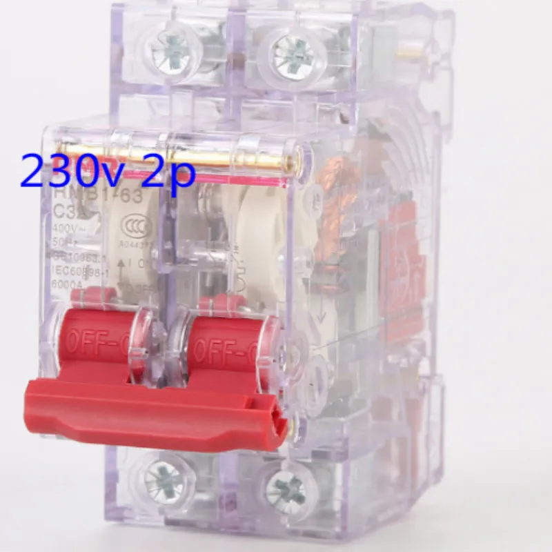 Mini transparent 230v DZ47-2P 1P 10a-63a circuit breaker overload protector free shipping
Mini transparent 230v DZ47-2P 1P 10a-63a circuit breaker overload protector free shipping