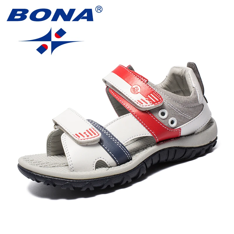 BONA New Elegant Design Children Sandals Mixed Color Boys Summer Shoes Hook & Loop Kids Beach Sandals Light Fast Free Shipping
BONA New Elegant Design Children Sandals Mixed Color Boys Summer Shoes Hook & Loop Kids Beach Sandals Light Fast Free Shipping