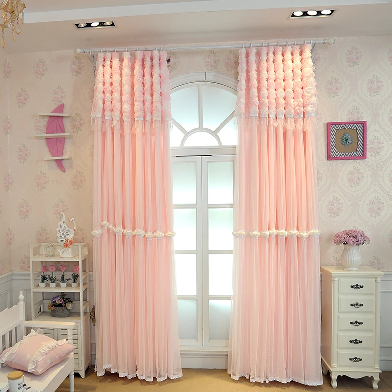 Senisaihon Pink Lace Embroidered Blackout Curtains Korean Luxurious Polyester Princess Bedroom Tulle Curtains for Living Room
Senisaihon Pink Lace Embroidered Blackout Curtains Korean Luxurious Polyester Princess Bedroom Tulle Curtains for Living Room