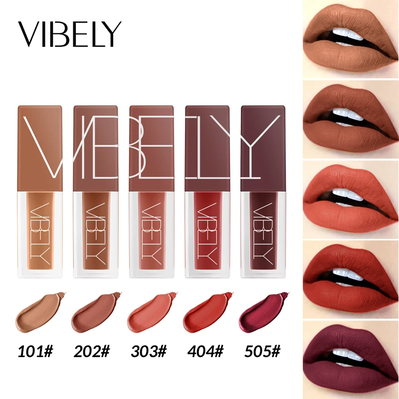 Long Lasting Velvet Lips Tint Liquid Lipstick Matte Cosmetics Sexy Nude Pigment Matte Lip Gloss Makeup 5 Color/Kit
Long Lasting Velvet Lips Tint Liquid Lipstick Matte Cosmetics Sexy Nude Pigment Matte Lip Gloss Makeup 5 Color/Kit