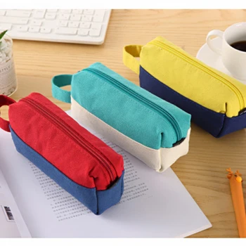 Solid Color Pencil Case Cute Canvas Pencil Bag Soft PenBox Stationery Pen Pouch Kid Gift Office School Supplies escolar
Solid Color Pencil Case Cute Canvas Pencil Bag Soft PenBox Stationery Pen Pouch Kid Gift Office School Supplies escolar