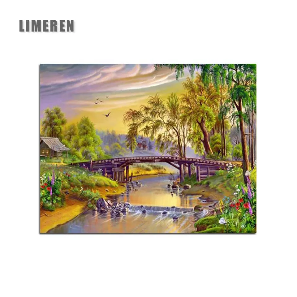 Frameless DIY Painting By Numbers Rural Landscape Calligraphy Painting Coloring By Numbers Unique Gift For Home Decor
Frameless DIY Painting By Numbers Rural Landscape Calligraphy Painting Coloring By Numbers Unique Gift For Home Decor
