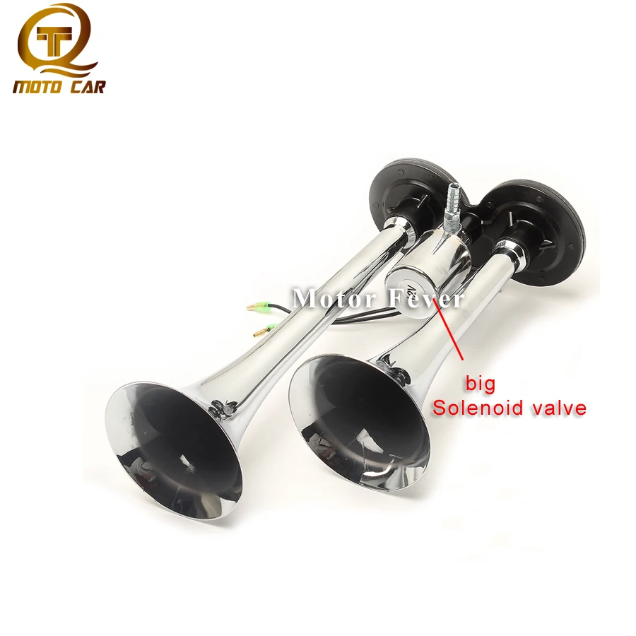 Universal 150db Single Train Trumpet Car Air Horn Truck 12V 24V for Car 2 Pipe Horn Solenoid Valve Vehicle Trumpet NO Compressor
Universal 150db Single Train Trumpet Car Air Horn Truck 12V 24V for Car 2 Pipe Horn Solenoid Valve Vehicle Trumpet NO Compressor