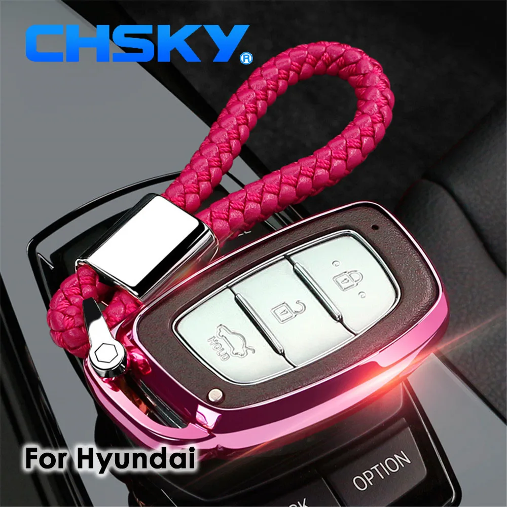 CHSKY Car Styling Soft TPU Car Key Case Shell Weave Key Chain For Hyundai Creta Ix25 IX35 Elantra Avante Mistra Car Accessories
CHSKY Car Styling Soft TPU Car Key Case Shell Weave Key Chain For Hyundai Creta Ix25 IX35 Elantra Avante Mistra Car Accessories