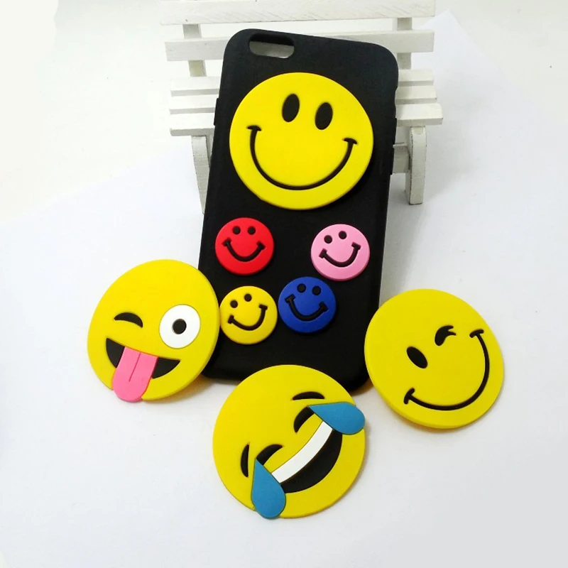 1pcs 55mm Silicone stickers Popular Lovely Die Emoji Smile Face sticker For phone Notebook Funny Creative Decor baby Toys
1pcs 55mm Silicone stickers Popular Lovely Die Emoji Smile Face sticker For phone Notebook Funny Creative Decor baby Toys