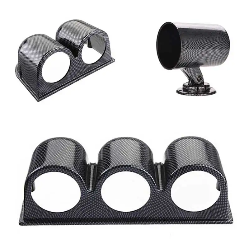 Carbon Fiber 2" 52mm Single/Double/Triple Hole Dash Gauge Pod Mount Holder Black Universal Car Styling Automotive Accessories
Carbon Fiber 2" 52mm Single/Double/Triple Hole Dash Gauge Pod Mount Holder Black Universal Car Styling Automotive Accessories