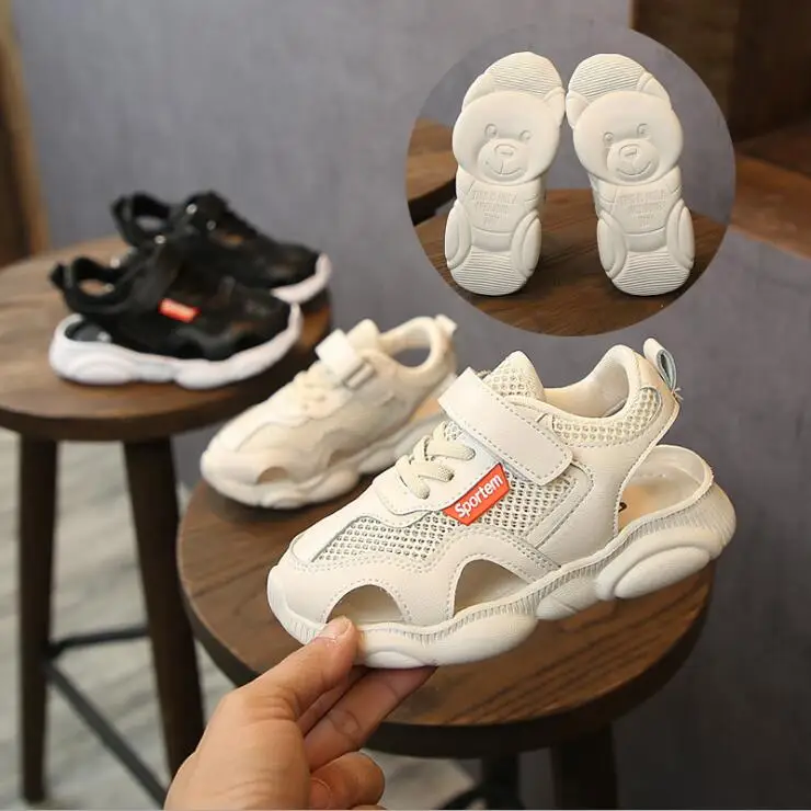 2019 Summer new children's bear bottom sport sandals boys and girls single net sneakers baby soft bottom casual shoes sandals
2019 Summer new children's bear bottom sport sandals boys and girls single net sneakers baby soft bottom casual shoes sandals