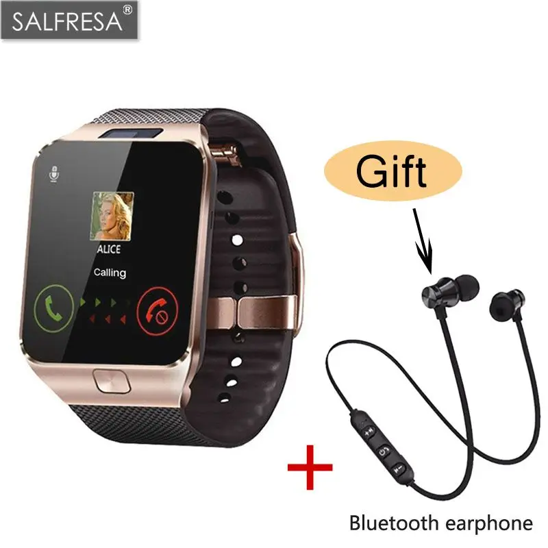SALFRESA Bluetooth Smart Watch DZ09 Smartwatch TF SIM Camera Men Women Sport Wristwatch for Samsung Huawei Xiaomi Android Phone
SALFRESA Bluetooth Smart Watch DZ09 Smartwatch TF SIM Camera Men Women Sport Wristwatch for Samsung Huawei Xiaomi Android Phone
