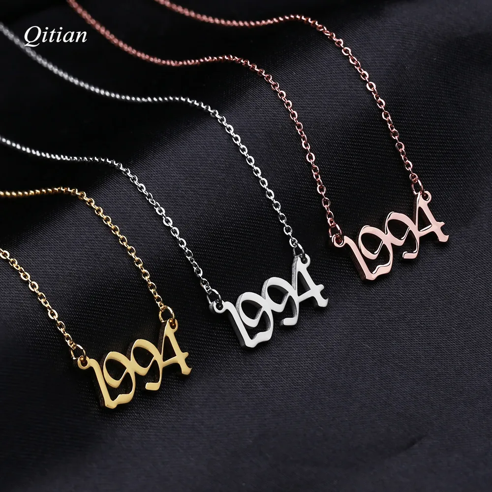 Old English Numbers Necklace Roma Number Date Custom Necklaces & Pendants Stainless Steel Personalized Choker Jewelry
Old English Numbers Necklace Roma Number Date Custom Necklaces & Pendants Stainless Steel Personalized Choker Jewelry