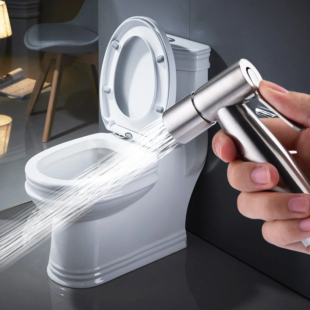 Stainless steel toilet spray bidet shower flower drying nozzle hand-held washing pressurized durable bunk shower head 6.7
Stainless steel toilet spray bidet shower flower drying nozzle hand-held washing pressurized durable bunk shower head 6.7
