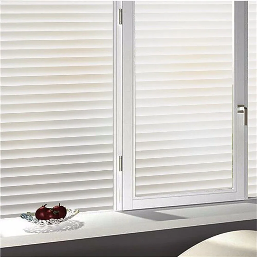 Vinyl Privacy Window Film, Non-Adhesive Static Cling Glass Film,Louver Pattern Stained Opaque Heat Insulation Decorative Films
Vinyl Privacy Window Film, Non-Adhesive Static Cling Glass Film,Louver Pattern Stained Opaque Heat Insulation Decorative Films