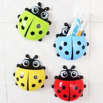 Lovely Ladybug Toothbrush Wall Suction Bathroom Sets Cartoon Sucker Toothbrush Holder / Suction Hooks ss1710
Lovely Ladybug Toothbrush Wall Suction Bathroom Sets Cartoon Sucker Toothbrush Holder / Suction Hooks ss1710