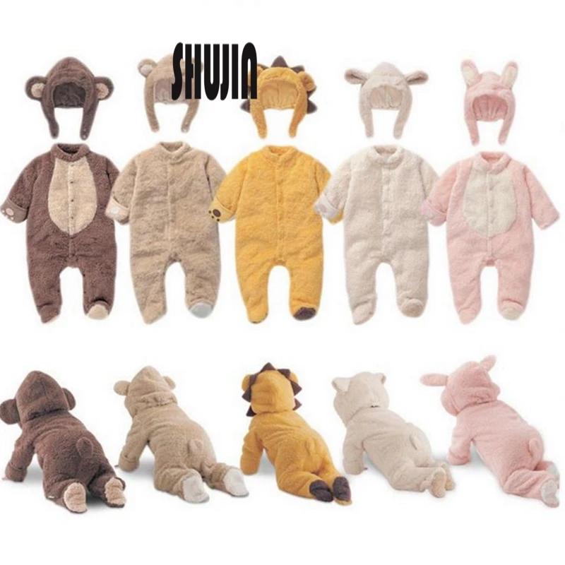 Shujin Warm Snowsuit Jumpsuit Baby Girl Clothes Animal Baby Rompers Costume Newborn Clothes pajamas Winter Fleece Clothes Boys
Shujin Warm Snowsuit Jumpsuit Baby Girl Clothes Animal Baby Rompers Costume Newborn Clothes pajamas Winter Fleece Clothes Boys