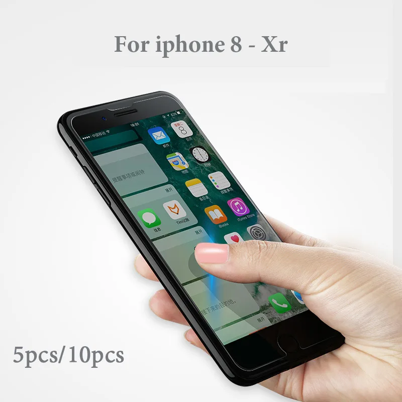 10 pcs/lot Premium Tempered Glass HD Transparent Screen Protector Cover Guard For Apple iPhone 8 X XS Max Xr 8plus Glass Film
10 pcs/lot Premium Tempered Glass HD Transparent Screen Protector Cover Guard For Apple iPhone 8 X XS Max Xr 8plus Glass Film
