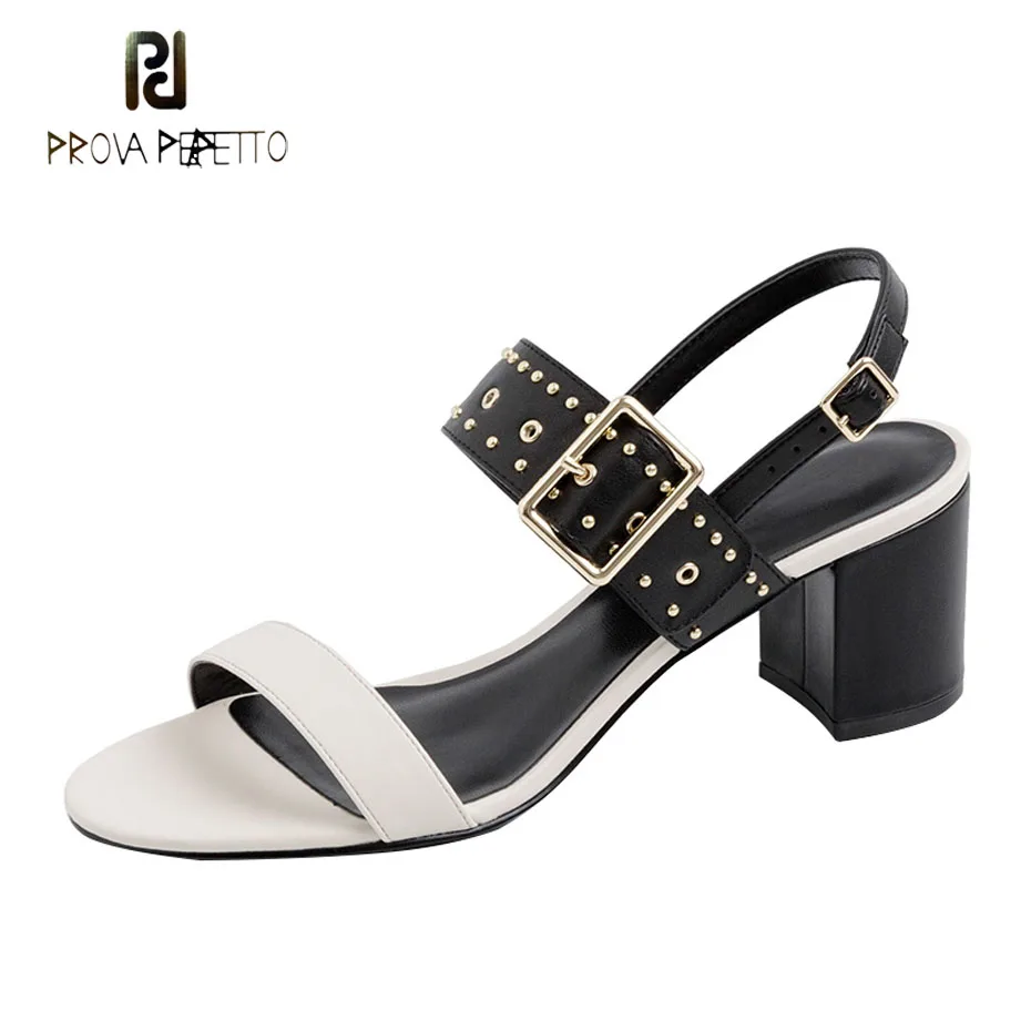 Prova Perfetto rivet stud belt buckle strap gladiator sandal women open toe chunky high heel punk style summer shoe mujer zapato
Prova Perfetto rivet stud belt buckle strap gladiator sandal women open toe chunky high heel punk style summer shoe mujer zapato