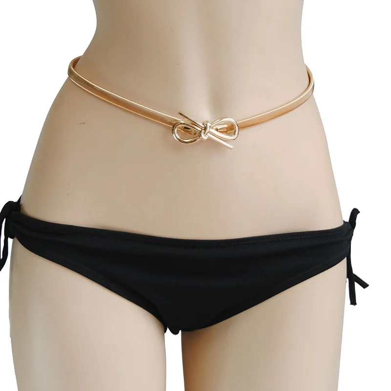 2018 New Korean Fashion Lady Dress Waist Chain bowknot Metal Waist Chain Stretch Elasticity Waistband Beautiful Women Gifts
2018 New Korean Fashion Lady Dress Waist Chain bowknot Metal Waist Chain Stretch Elasticity Waistband Beautiful Women Gifts