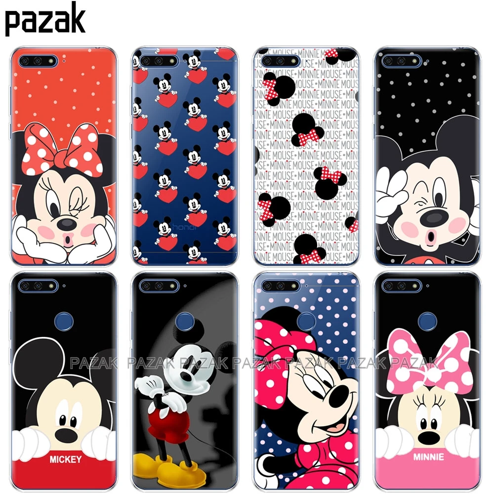 Silicone Cover Phone Case For Huawei Honor 7A PRO 7C Y5 Y6 Y7 Y9 2017 2018 Prime cute Cartoon Mickey Minnie Mouse
Silicone Cover Phone Case For Huawei Honor 7A PRO 7C Y5 Y6 Y7 Y9 2017 2018 Prime cute Cartoon Mickey Minnie Mouse