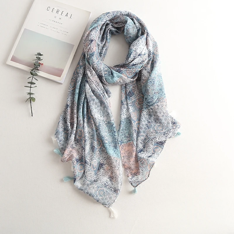 Large Soft Viscose Green Flower Tassel Scarf Colorful Print for Women Bohemian Style Summer Beach Sunscreen Scarf S029
Large Soft Viscose Green Flower Tassel Scarf Colorful Print for Women Bohemian Style Summer Beach Sunscreen Scarf S029