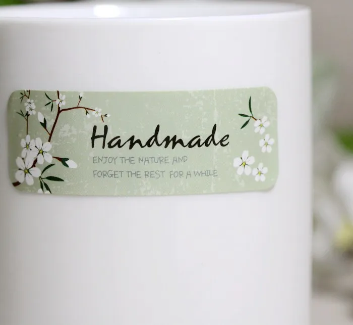 360pcs Spring Green Handmade Kraft Paper Sticker Labels Seal Envelope Packaging Gift Box Wrapping Soap Craft Baking Decoration
360pcs Spring Green Handmade Kraft Paper Sticker Labels Seal Envelope Packaging Gift Box Wrapping Soap Craft Baking Decoration